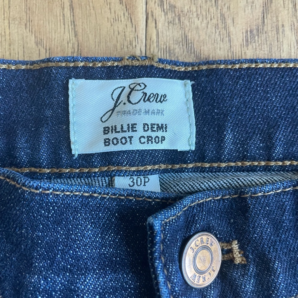 Jcrew Billie Demi Boot Crop Jeans -30 petite